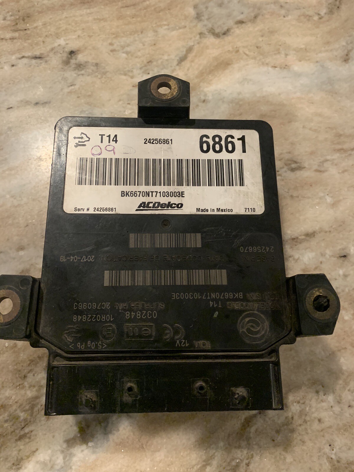 2009-2015 GM Duramax Allison Transmission Control Module TCM TCU T14 24256861