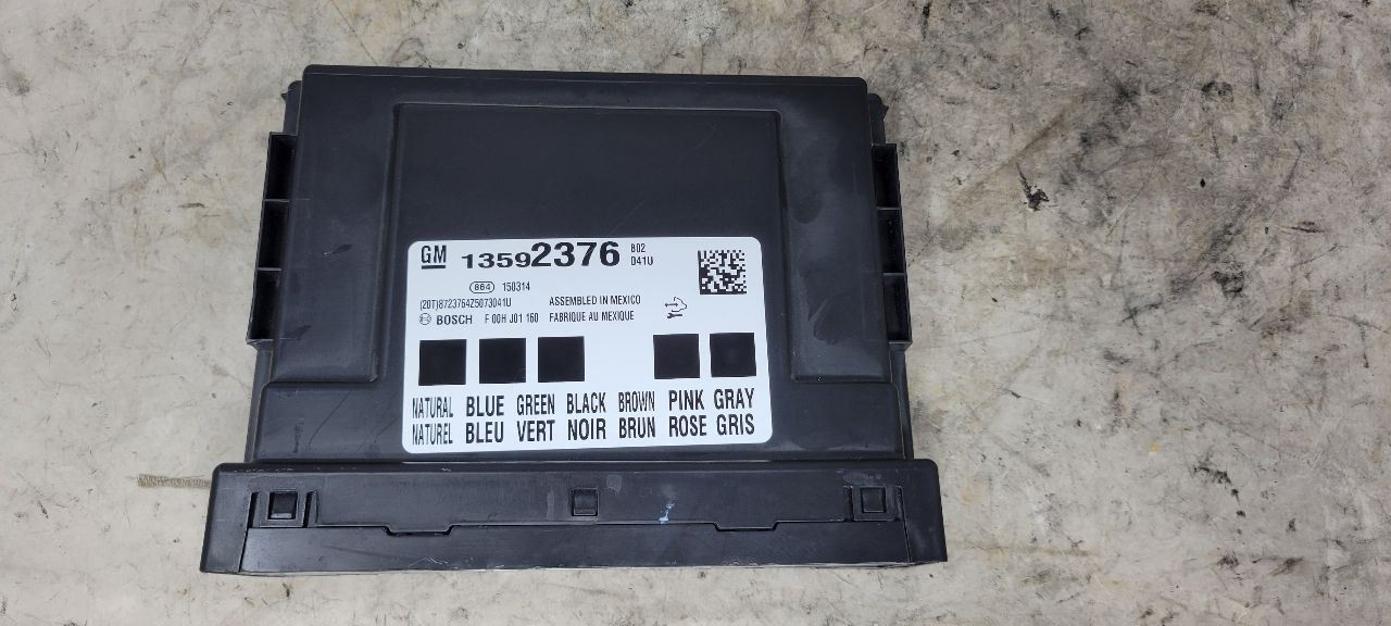 2014-2015 CAMARO SS BCM BODY CONTROL MODULE 13592376 RH DASH 14-15