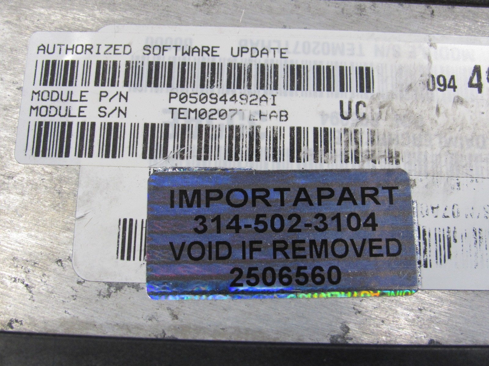 PROGRAMMED PLUG & PLAY 07 Dodge Ram 1500 Truck 5.7 ECM 05094492AI 492 PROG 6560