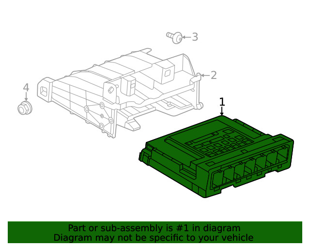 Genuine GM Body Control Module 13534191