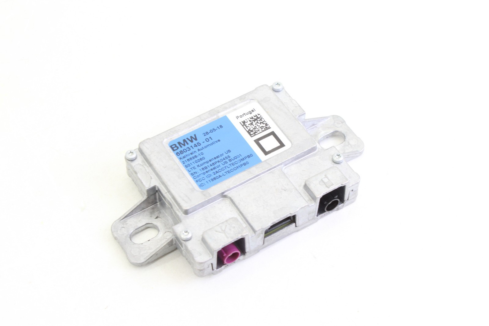 2018-2020 BMW G30 M550XI ANTENNA LTE COMPENSATOR CONTROL MODULE UNIT OEM # 20086