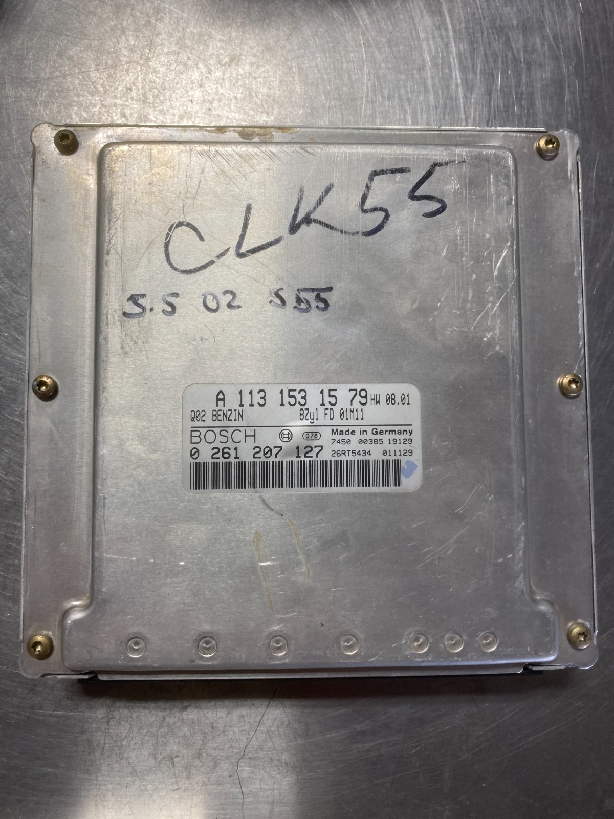 2001-2002 Mercedes Cl-Class 215 Type Cl55 Ecm 1131531579 A1131531579 3478