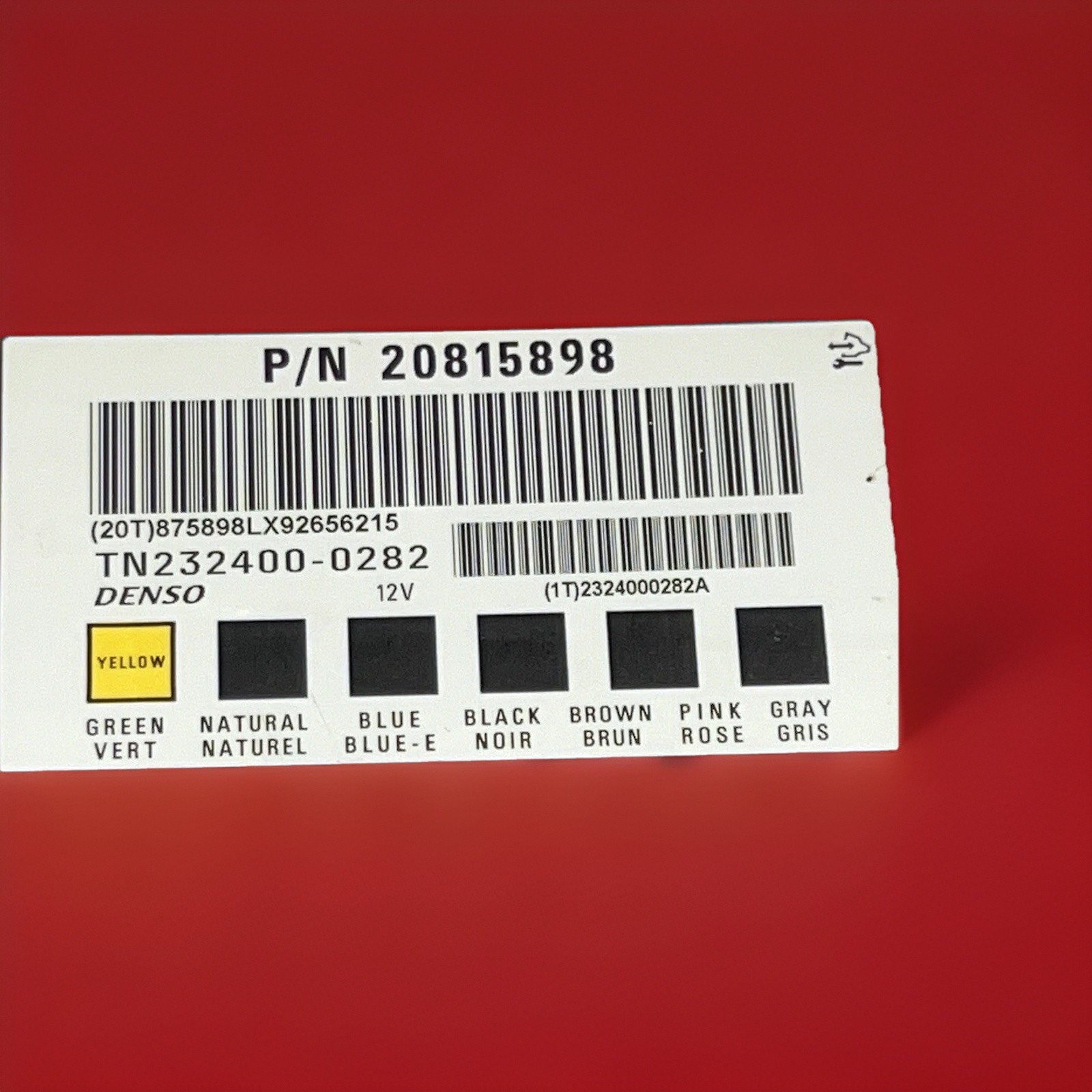 20815898 GM Body Control Module Programmed To Your VIN BCM