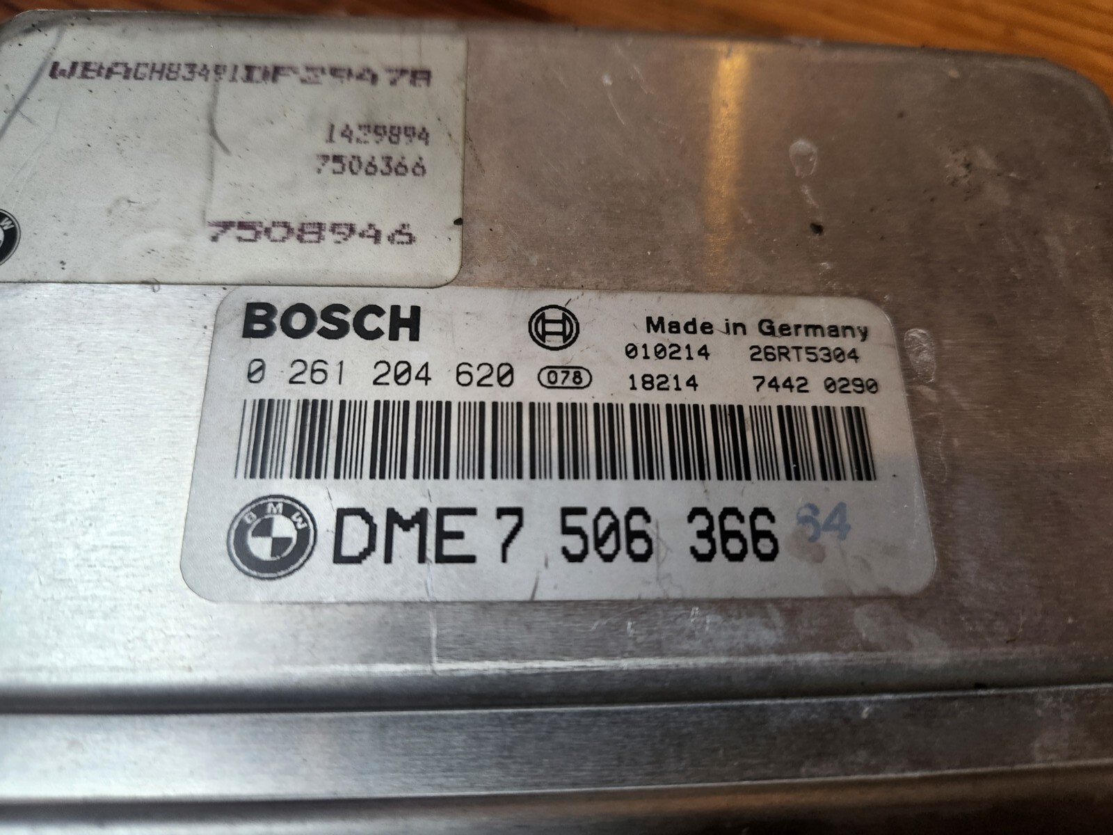 Engine Computer Module ECM 0261204620 OEM 1999 To 2001 BMW 540i 740i 740il Oem
