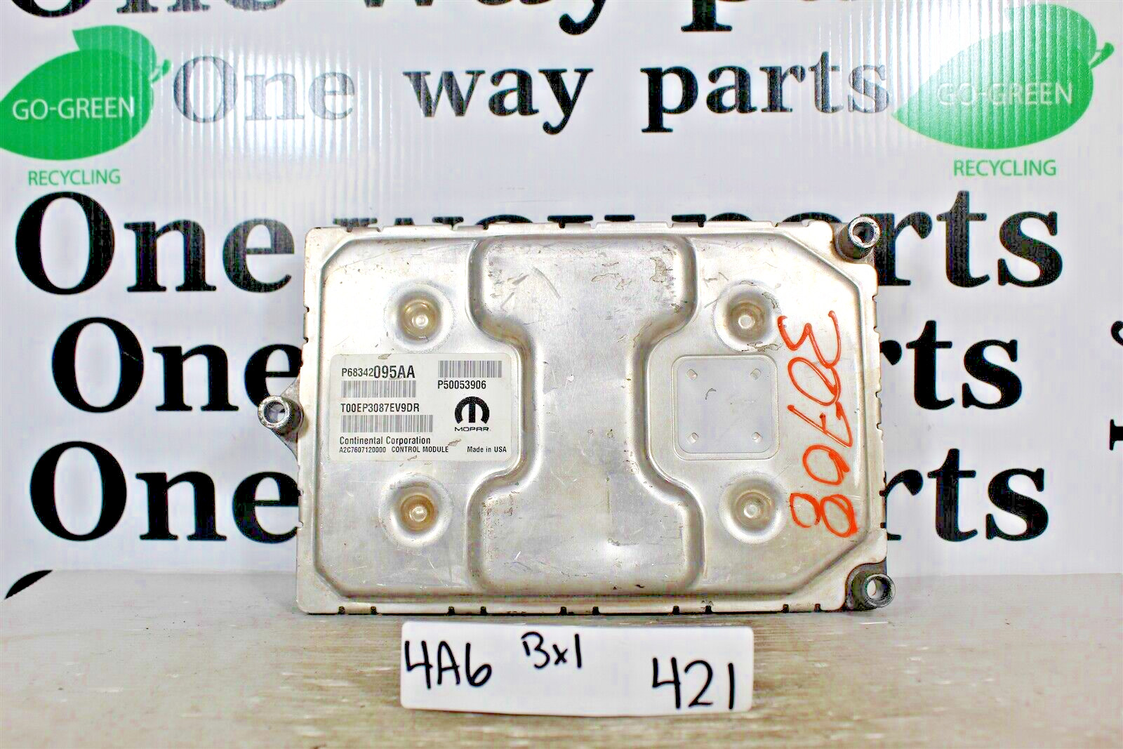 P68342095AA Jeep Compass 2017-18 Engine Control Unit ECU Module 4A6 421 B1