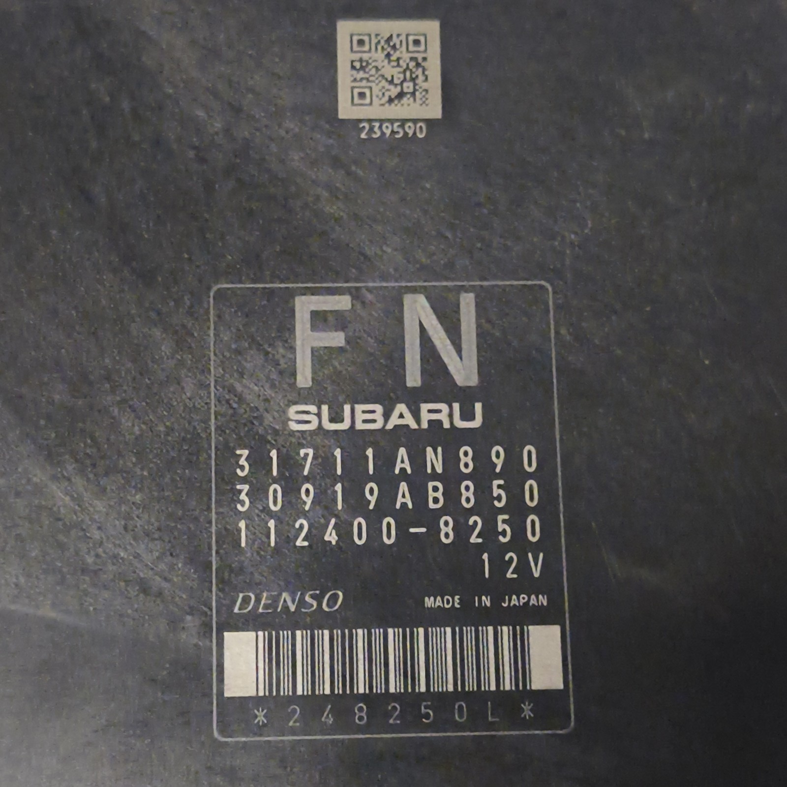 2011 Subaru Impreza Transmission Control Module TCM TCU 31711AN890 OEM Original
