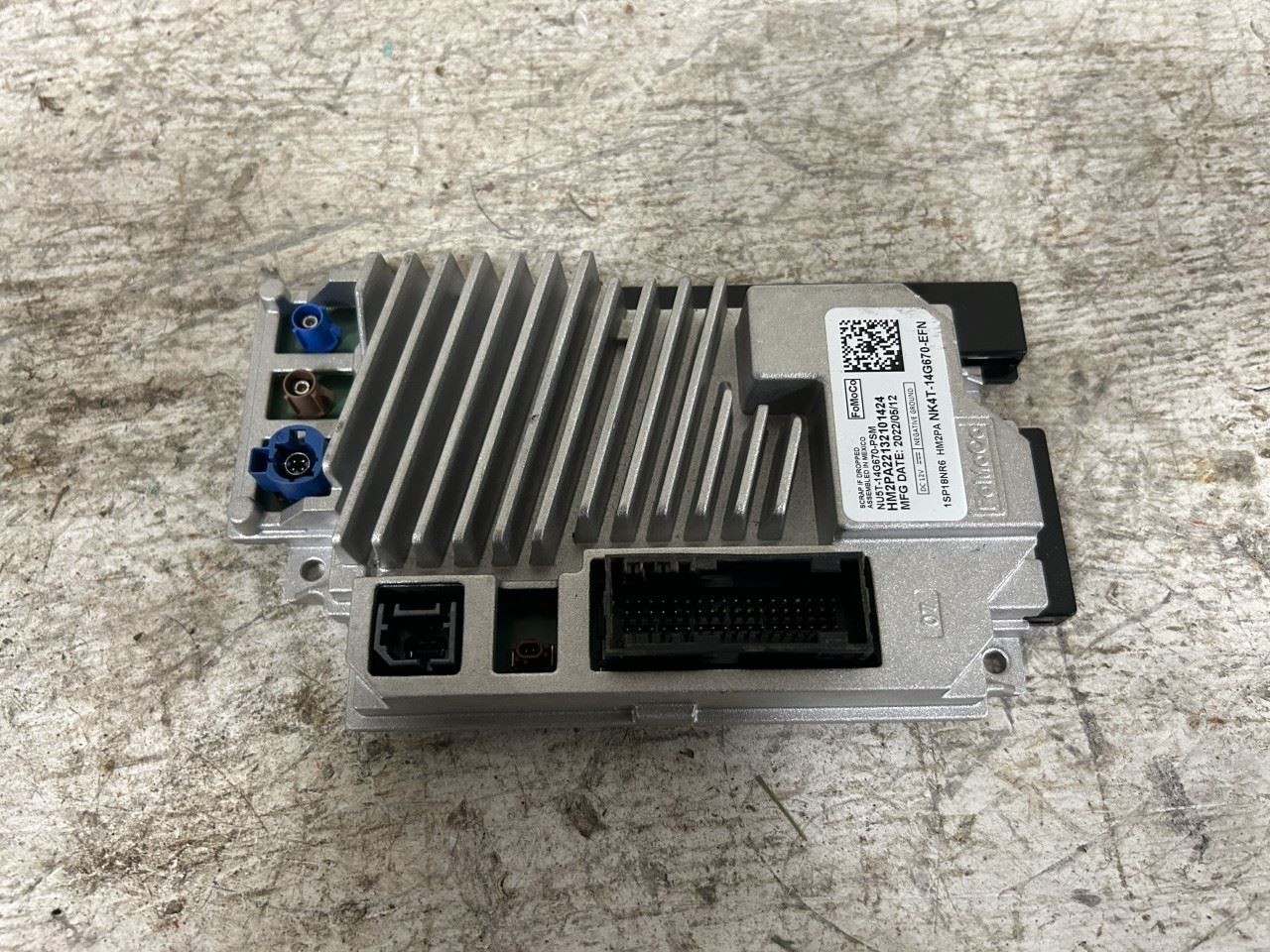 2022 FORD TRANSIT35 Communication Sync Control Module OEM ID NK4T14G670EFN
