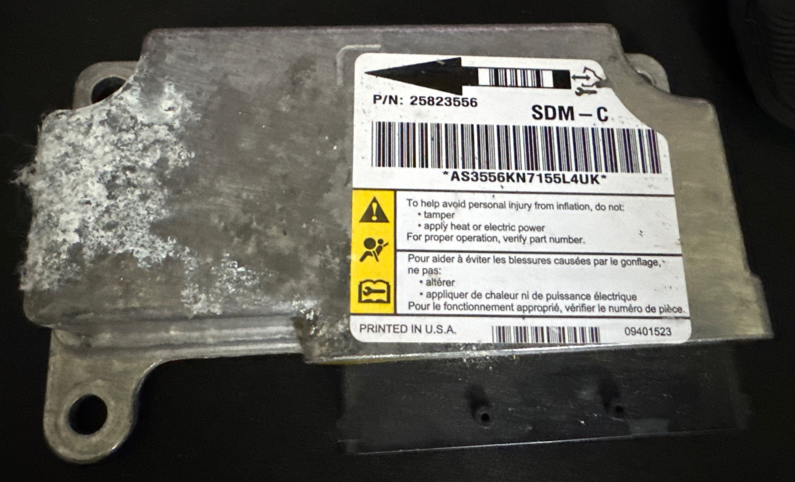 07-09′ Chevy Tahoe, Suburban, Yukon SRS Control Module (15905808) G1