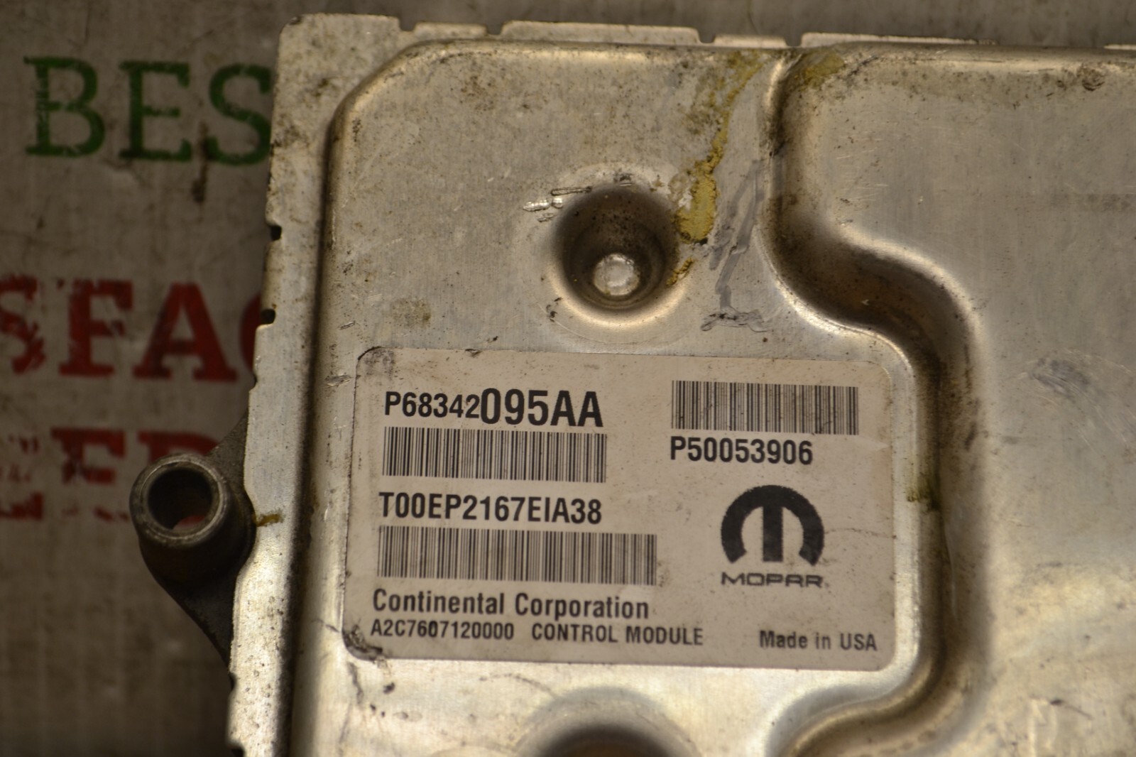 2017-18 Jeep Compass Engine Control Unit ECU P68342095AA Module 45-7D1