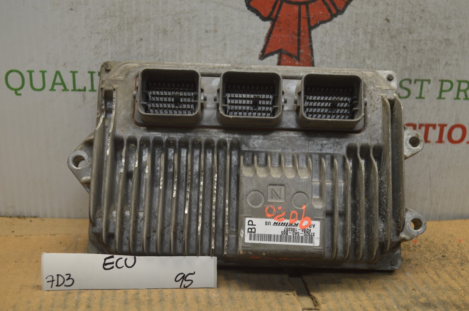 2016-17 Honda Accord Engine Control Unit ECU 378205A0B65 Module 95-7D3