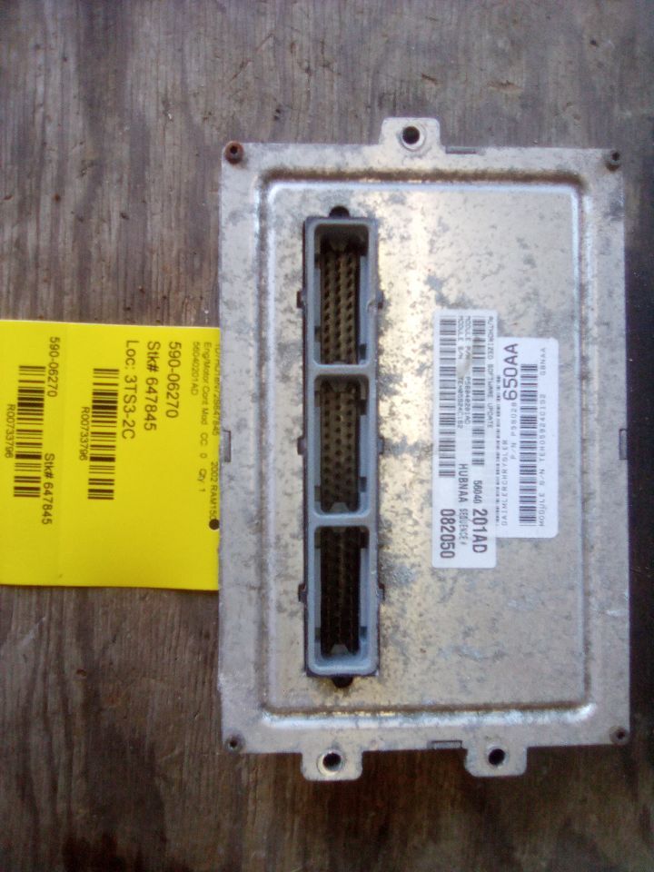Engine ECM Electronic Control Module 4.7L Fits 02 DODGE 1500 PICKUP 733796