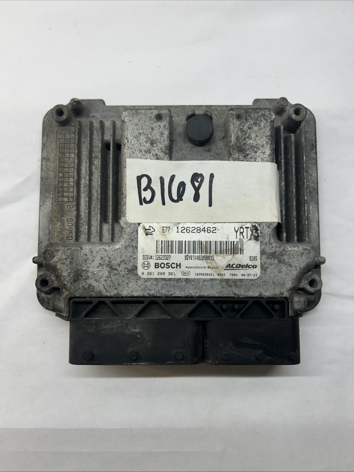 2008 2009 CADILLAC CTS ENGINE COMPUTER CONTROL MODULE ECU PCM ECM 12623327