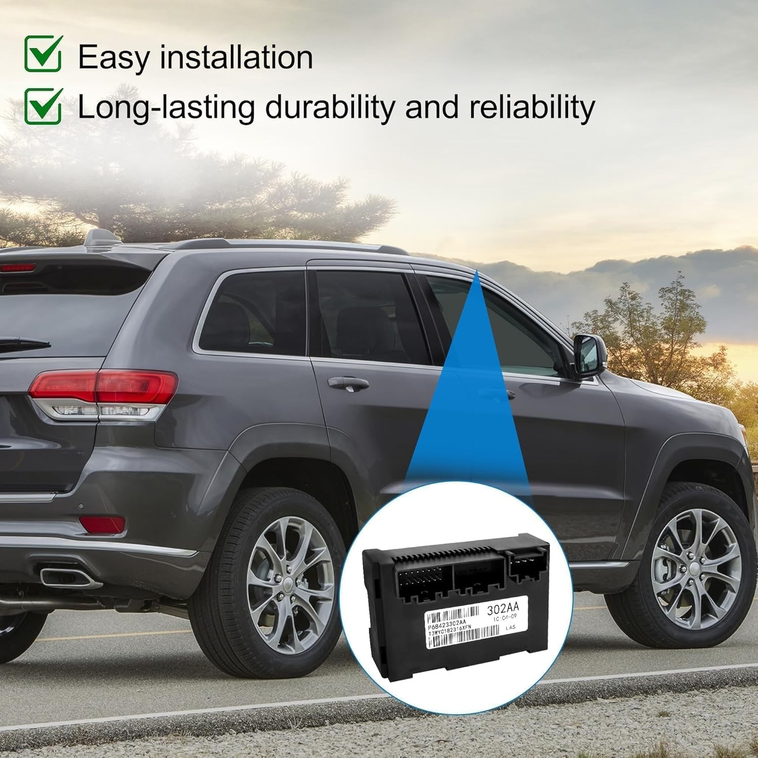 Transfer Case Control Module 68423302AA Fit Jeep Grand Cherokee Durango 2019-202