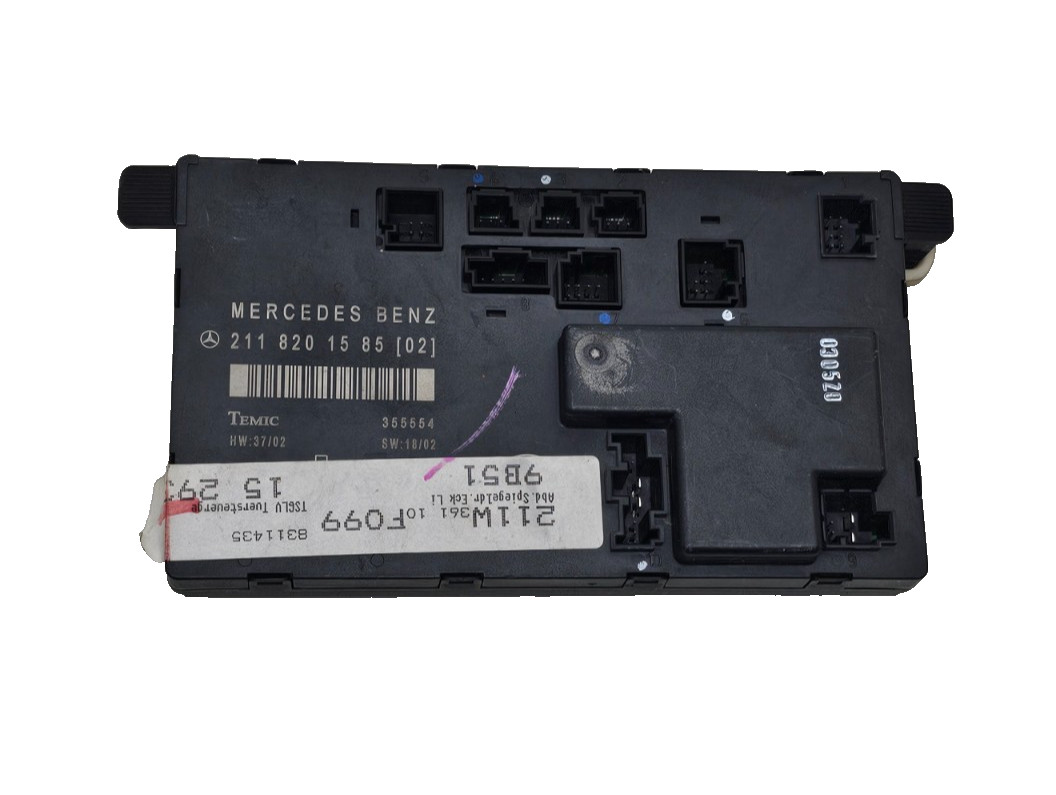 2003-06 MERCEDES E320 W211 FRONT LEFT DRIVER DOOR CONTROL MODULE 2118201585 OEM