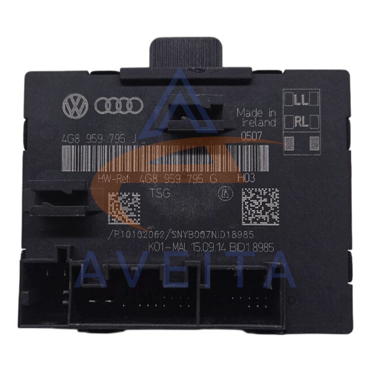 Audi A6 Allroad 2015 MK4 FL (C7) Door Control ECU Module Rear Left 4G8959795J