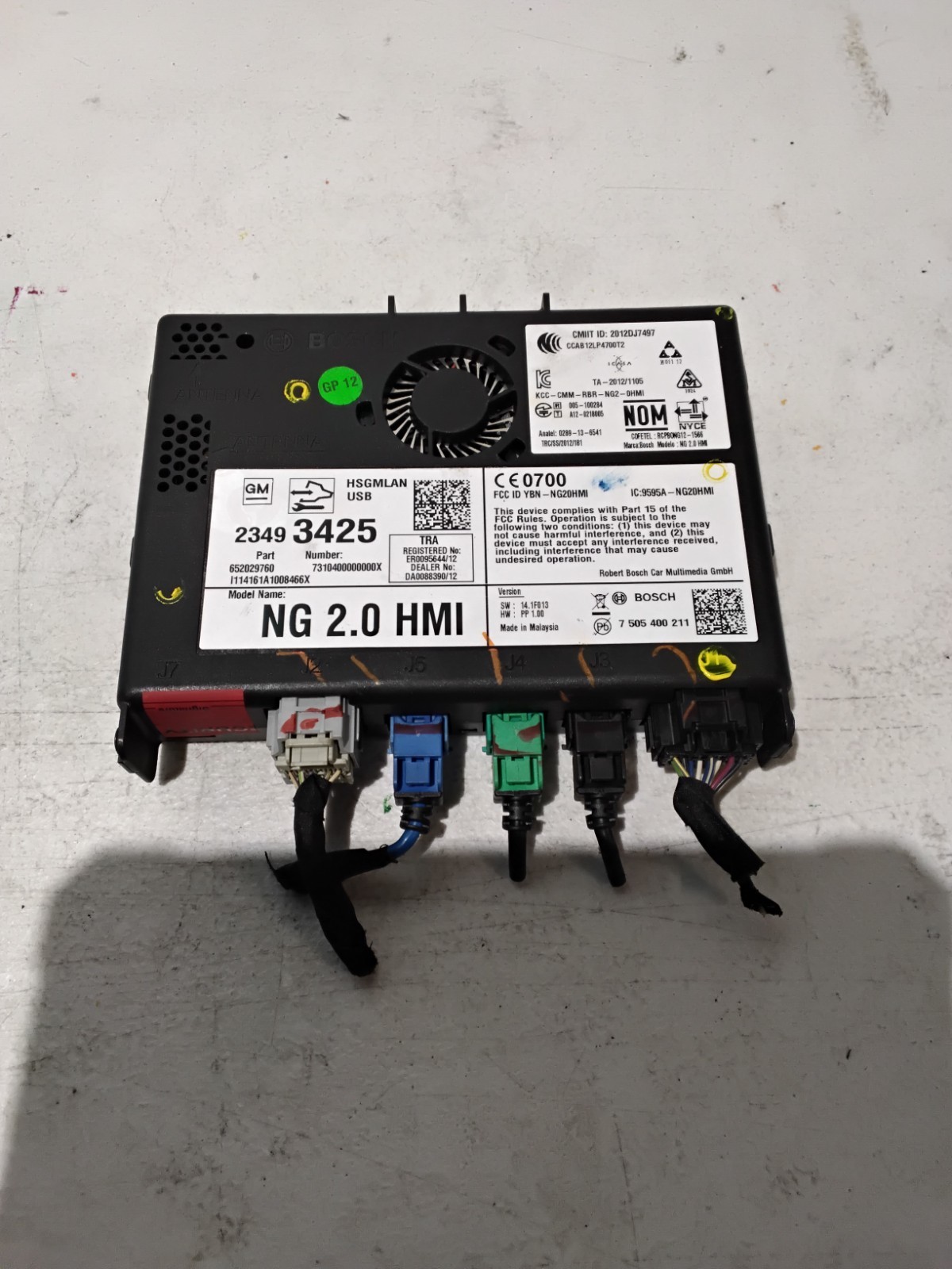 2014-2015 Chevy Impala Cadillac CTS HMI Human Control Interface Control Module