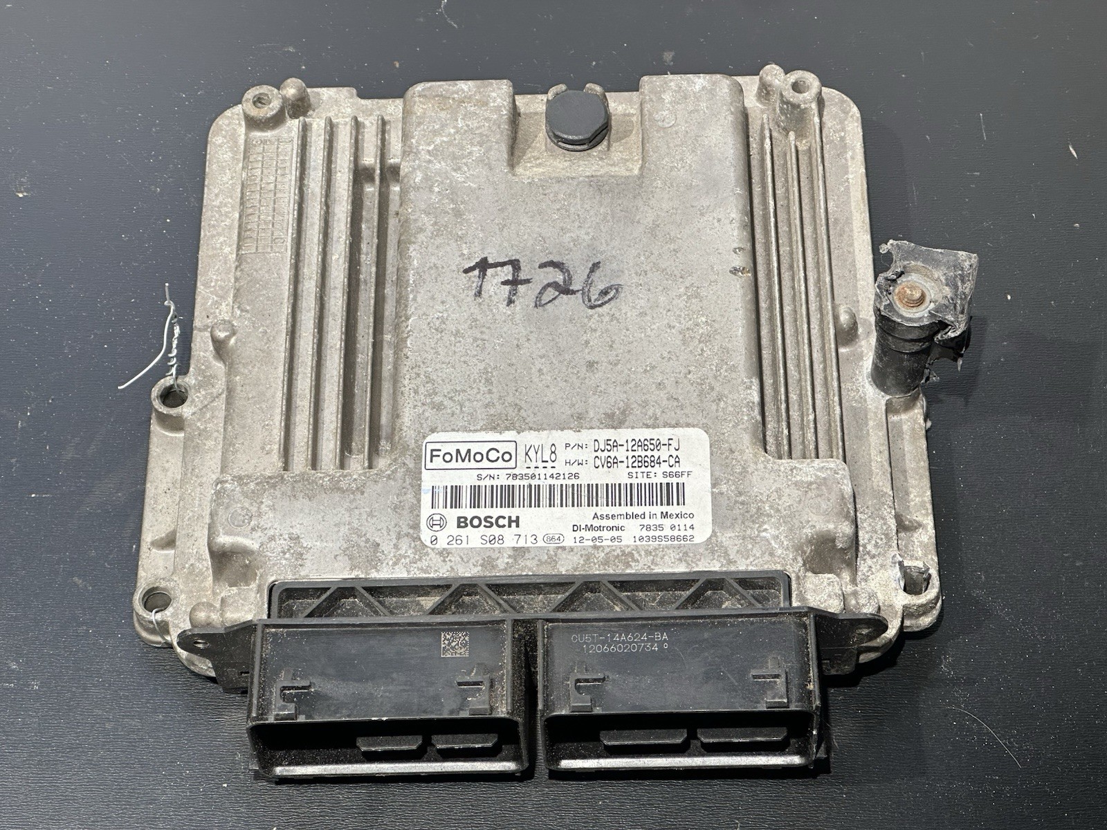 2013-2016 FORD ESCAPE ENGINE COMPUTER MODULE ECU ECM DJ5A-12A650-AH OEM