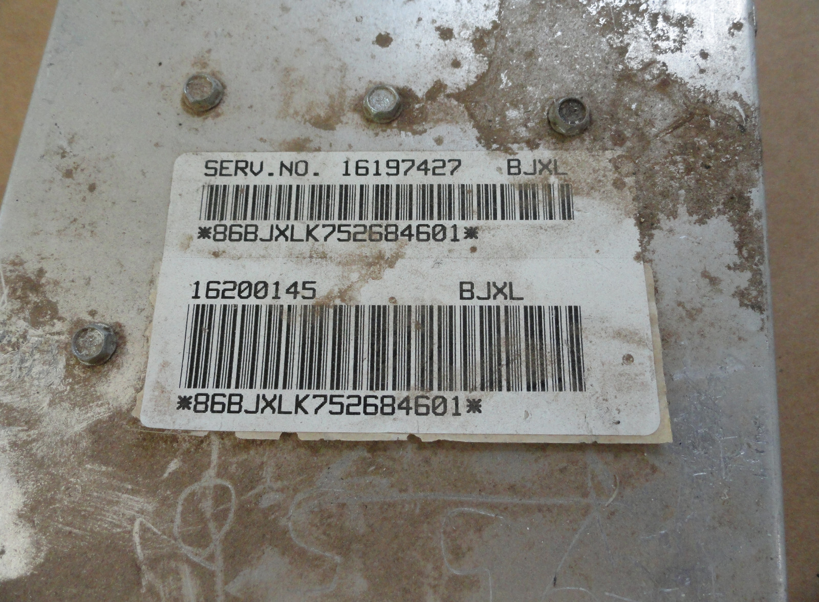94-95 GM GMC 4.3L 5.7L ECM Engine Computer 16197427 CORE (STATUS UNKNOWN) 04667