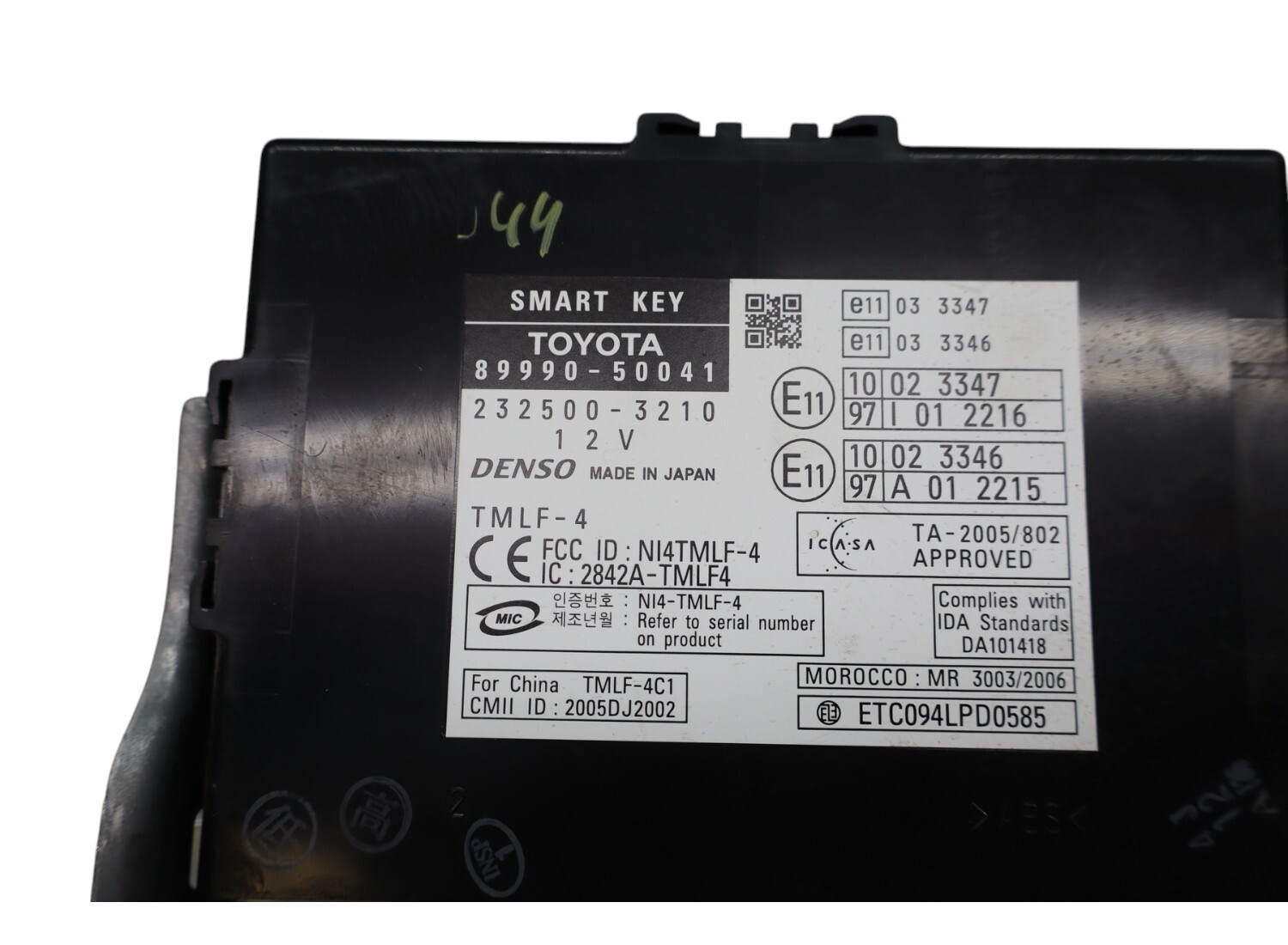 07-08 Lexus LS460 LS600h Smart Key Keyless Entry Control Module Unit ECU Oem