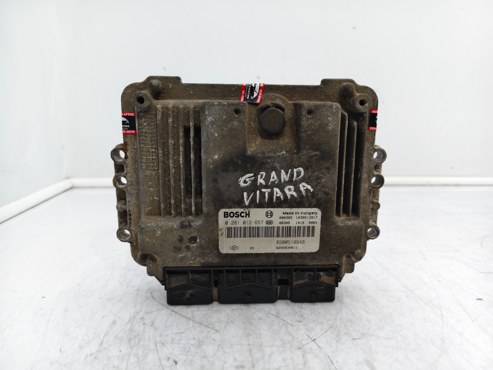 ✅ENGINE CONTROL UNIT ECU F9QB 1.9D 95kw 129hp Suzuki Grand Vitara II 2009 VC5