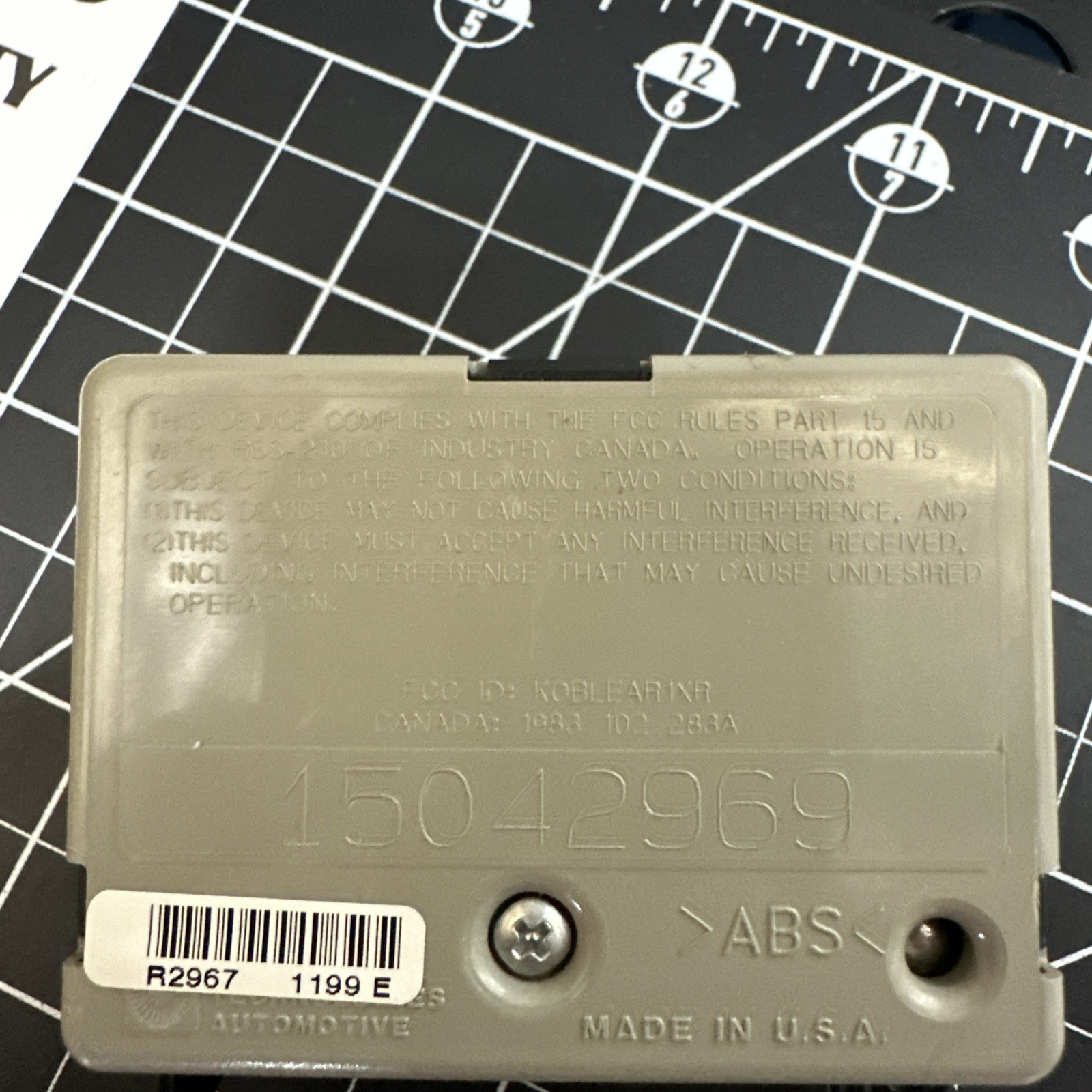 2001 2005 Chevy S10 Silverado GMC Sonoma Sierra Theft-Locking Module 15042969