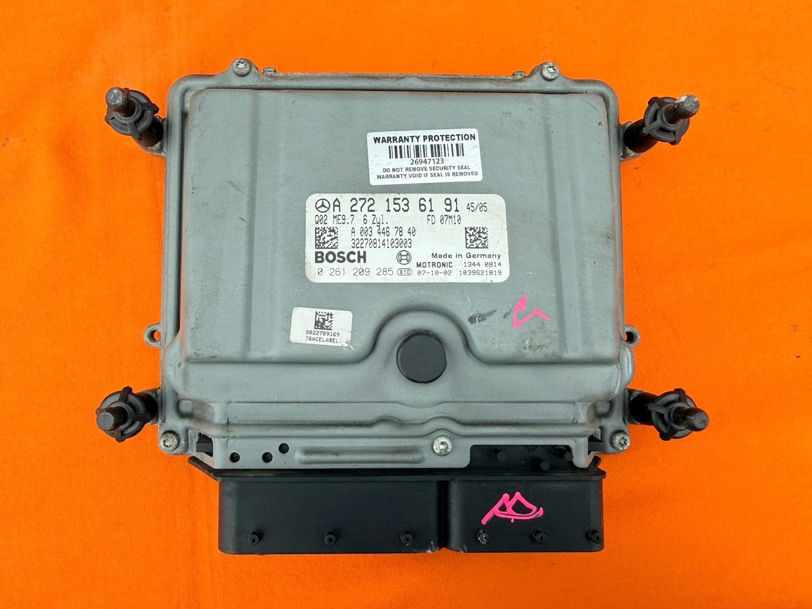 06-09 MERCEDES BENZ W251 R350 ECM ECU PCM CONTROL BOSCH MOTRONIC A2721536191