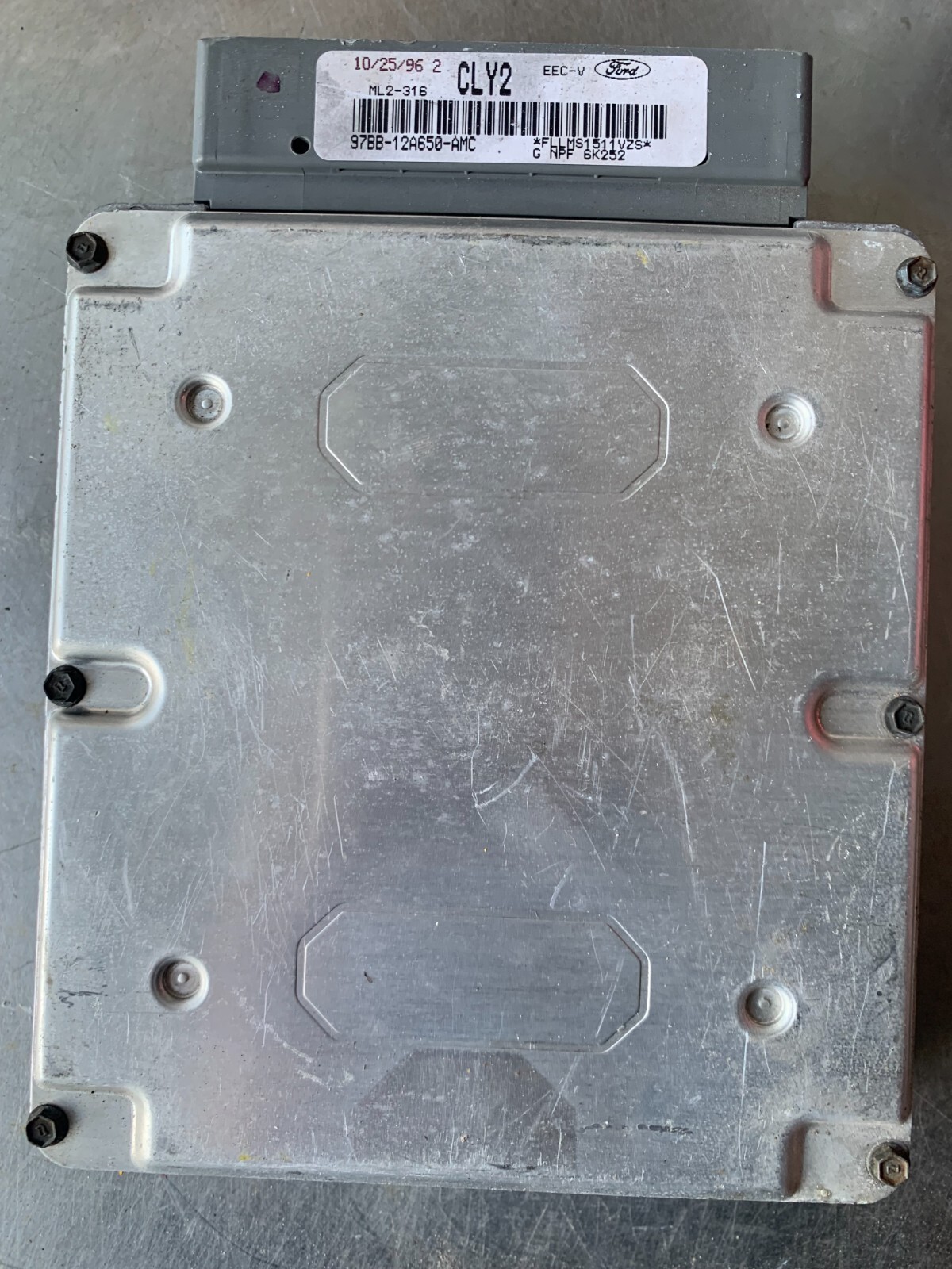 1997 Ford Mercury 97BB-12A650-AMC, 97BB12A650AMC Engine Control Module ECM, OEM