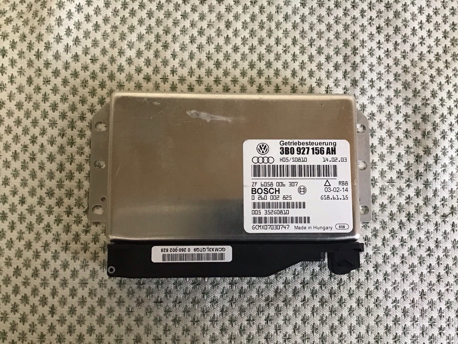 OEM 2002-2005 Volkswagen Passat 1.8T TCU TCM Transmission Module | 3B0927156AH