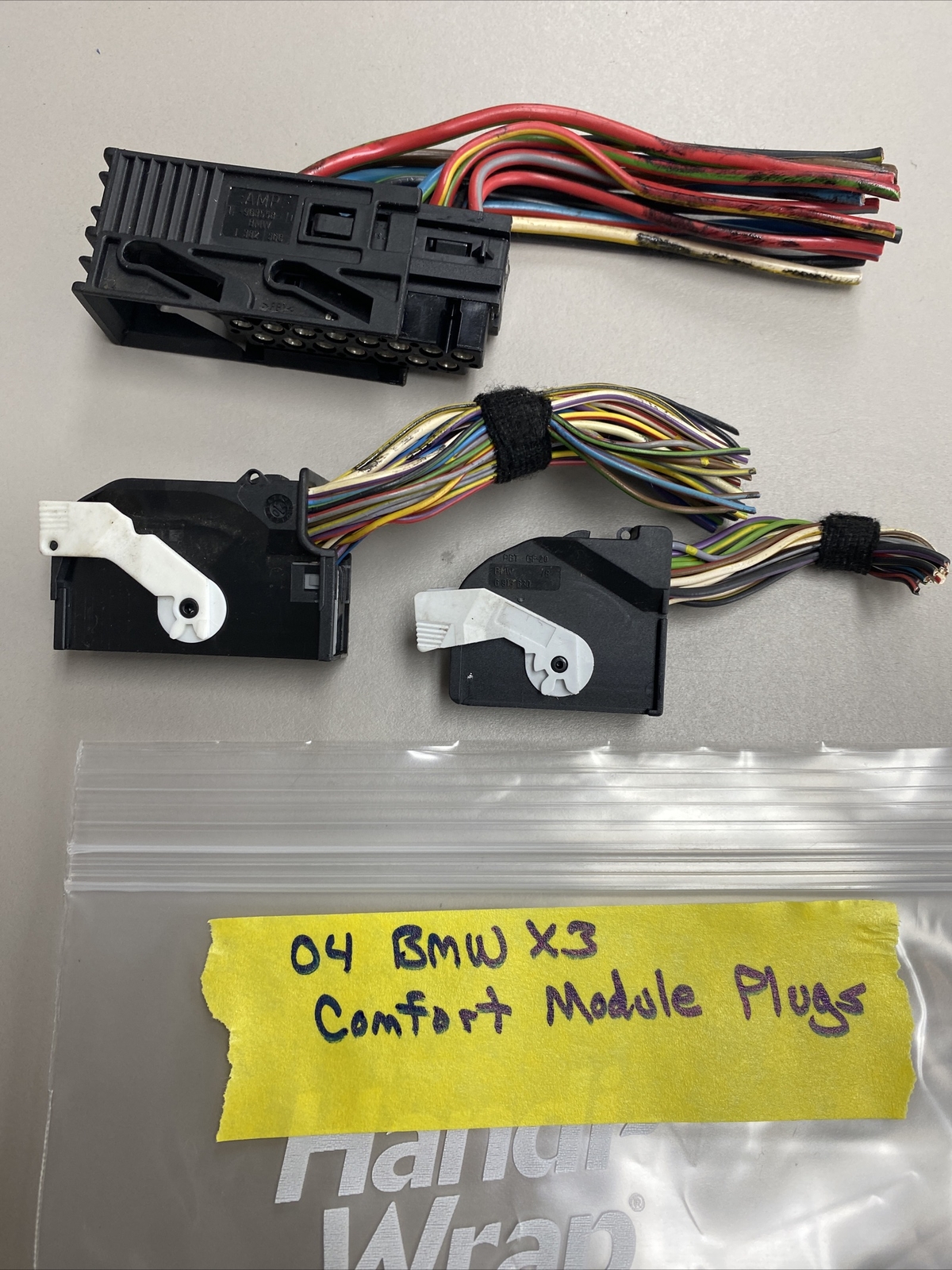 BMW 04 X3 COMFORT BODY CONTROL UNIT MODULE STAR12 LIN HIGH 61.35-6944840 Plugs