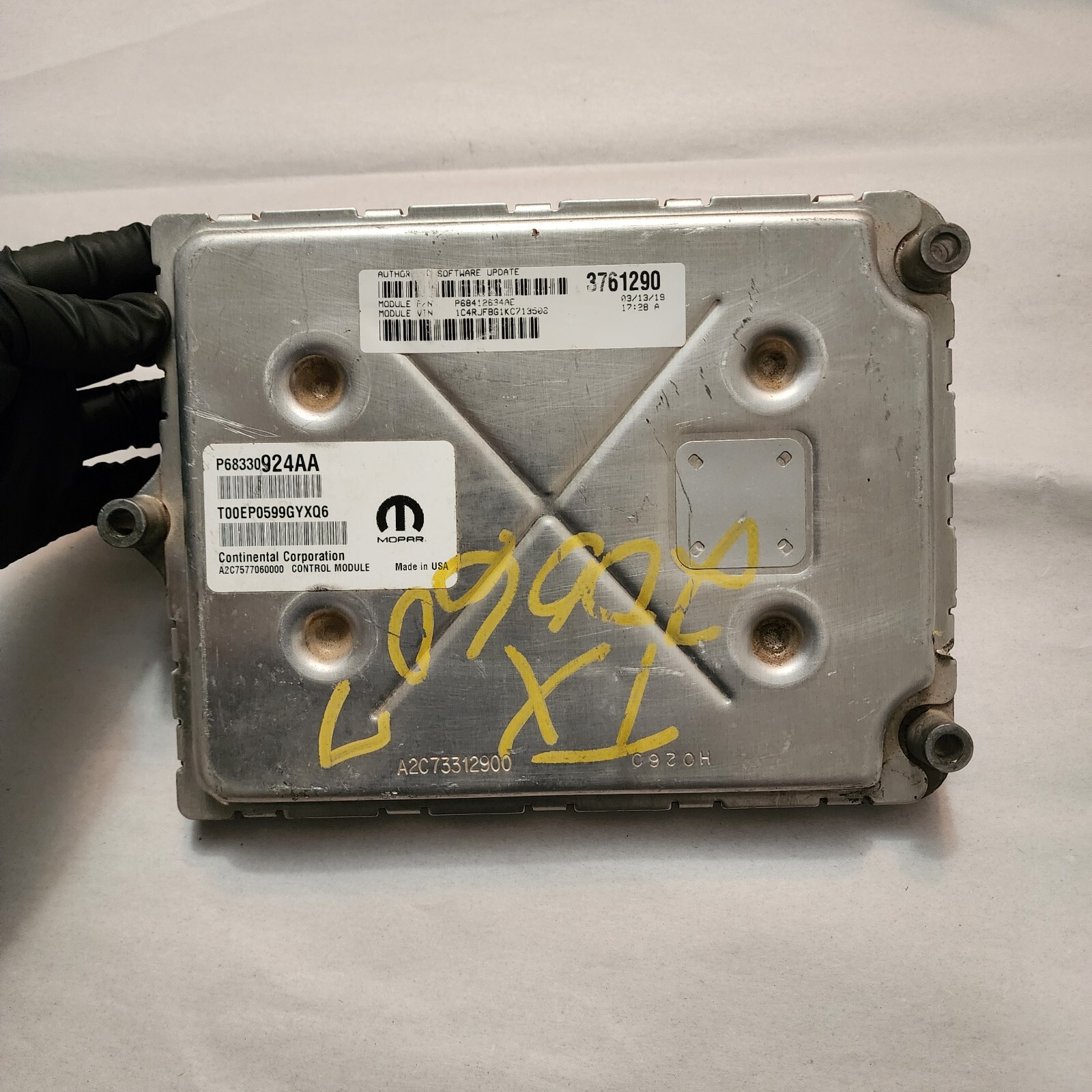 2018-2019 Jeep Grand Cherokee Engine Computer Ecu Pcm Ecm Pcu Oem 68412634AE