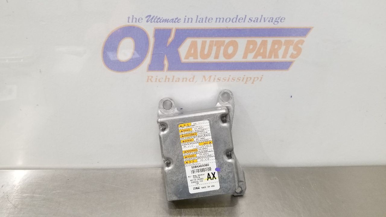 21 TOYOTA TUNDRA LIMITED CREW CAB SRS CONTROL MODULE
