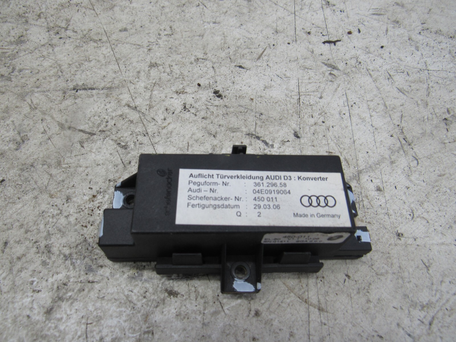 Door Control Module A8 2004 2010 Left Driver Front Interior Light Computer ECM