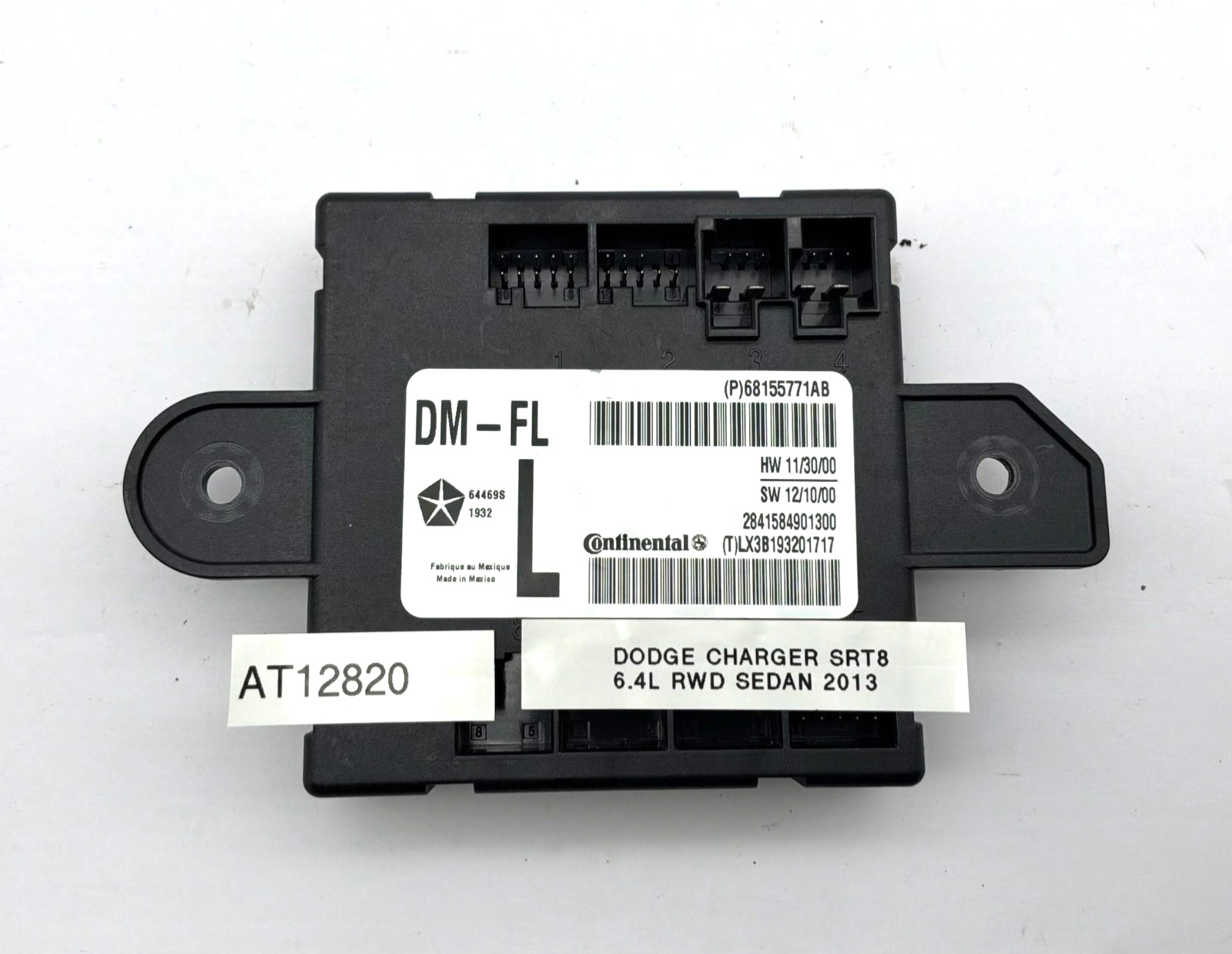 OEM 11-19 LX Dodge Charger Chrysler 300 Front Left Driver Door Module Control
