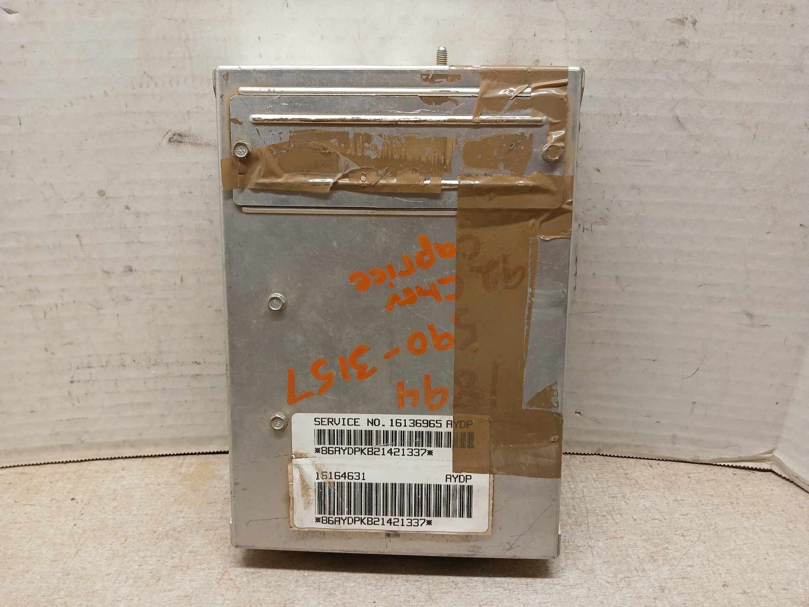 1991 1992 1993 CHEVROLET CAPRICE Electronic Control Module 16136965 AYDP