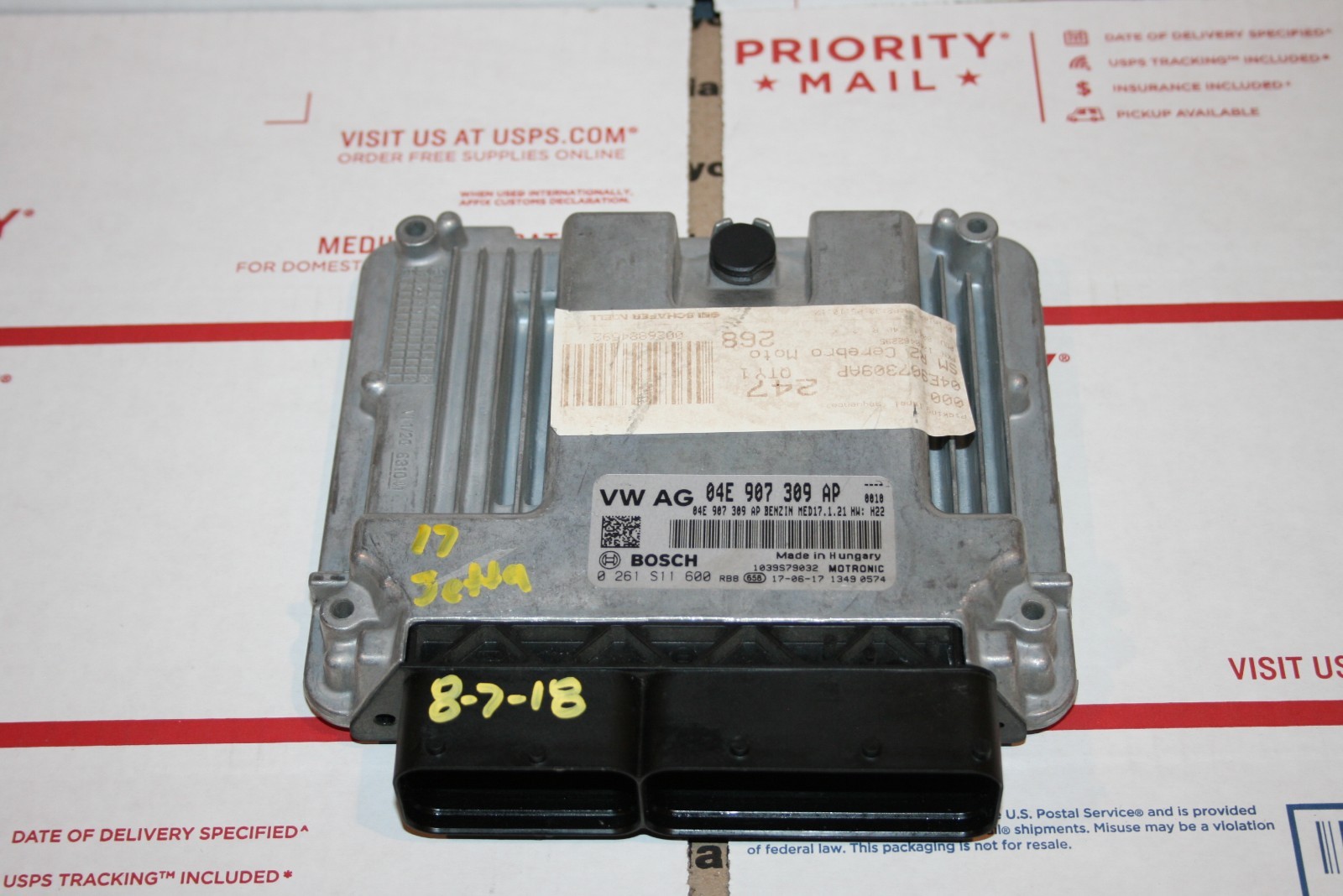 2017 Volkswagen Jetta 04E 907 309 AP Computer Brain Engine Control ECU Module
