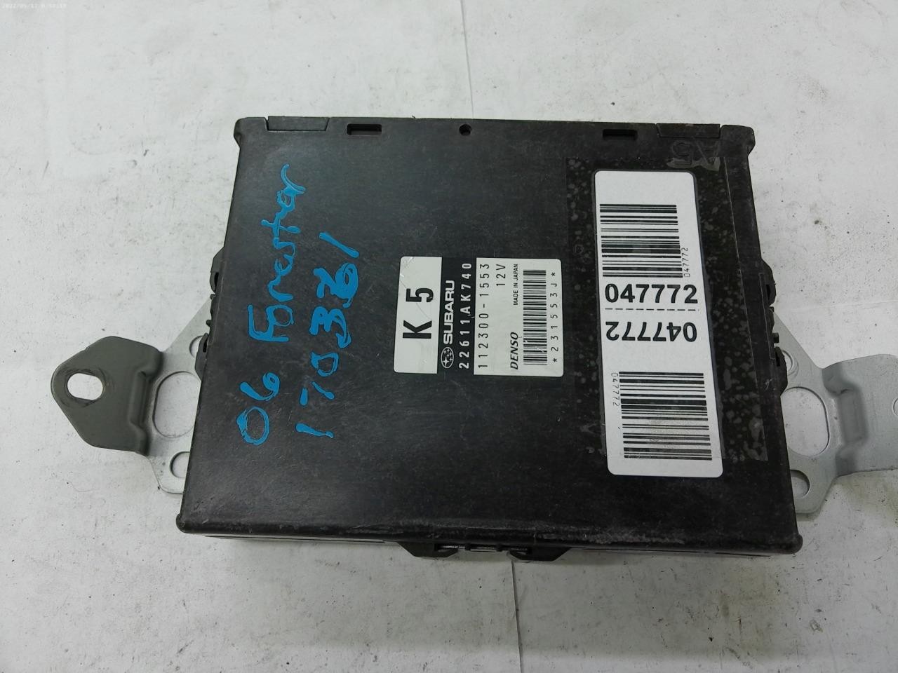ENGINE COMPUTER SUBARU FORESTER 2006 22611AK740 112300-1553 AT PCM ECM ECU OEM