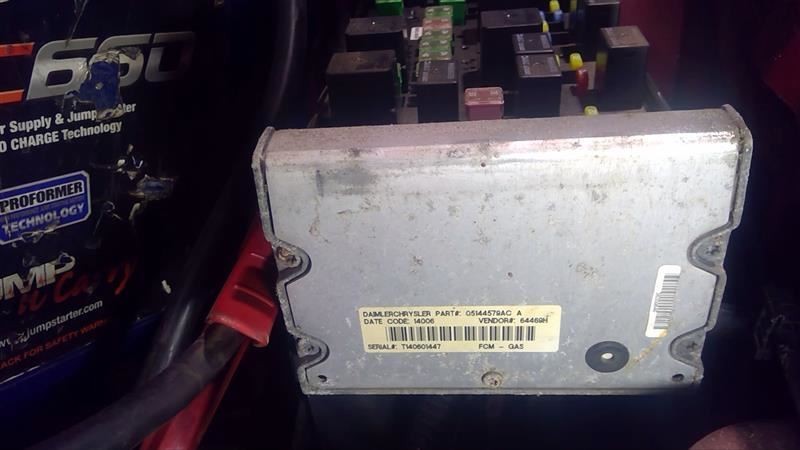 Chassis ECM Multifunction Fits 06-07 CARAVAN 120401