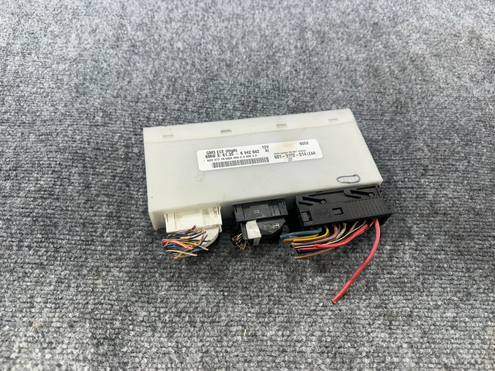 BMW 5 Series E39 E38 E53 Body Control Module ECU GM3 ECE (High) 6942042