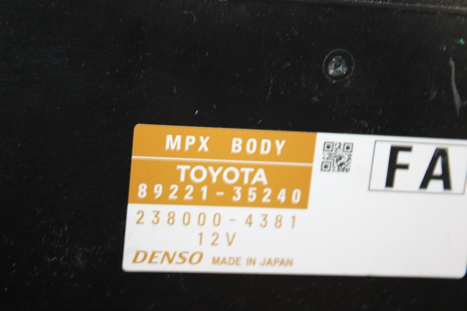 10-19 4 Runner Electronic Multiplex Body Control Module Unit Computer OE Factory