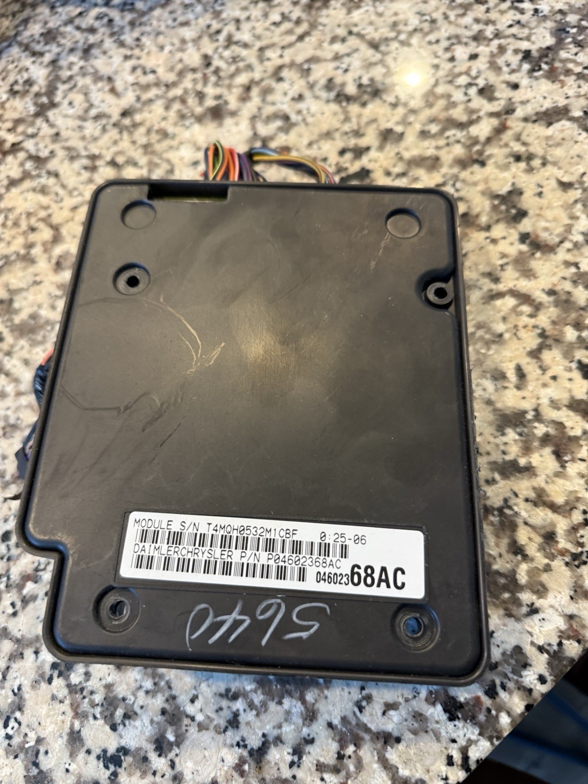 2002 CHRYSLER Sebring CONVERTIBLE bcm body control module P04602368AC
