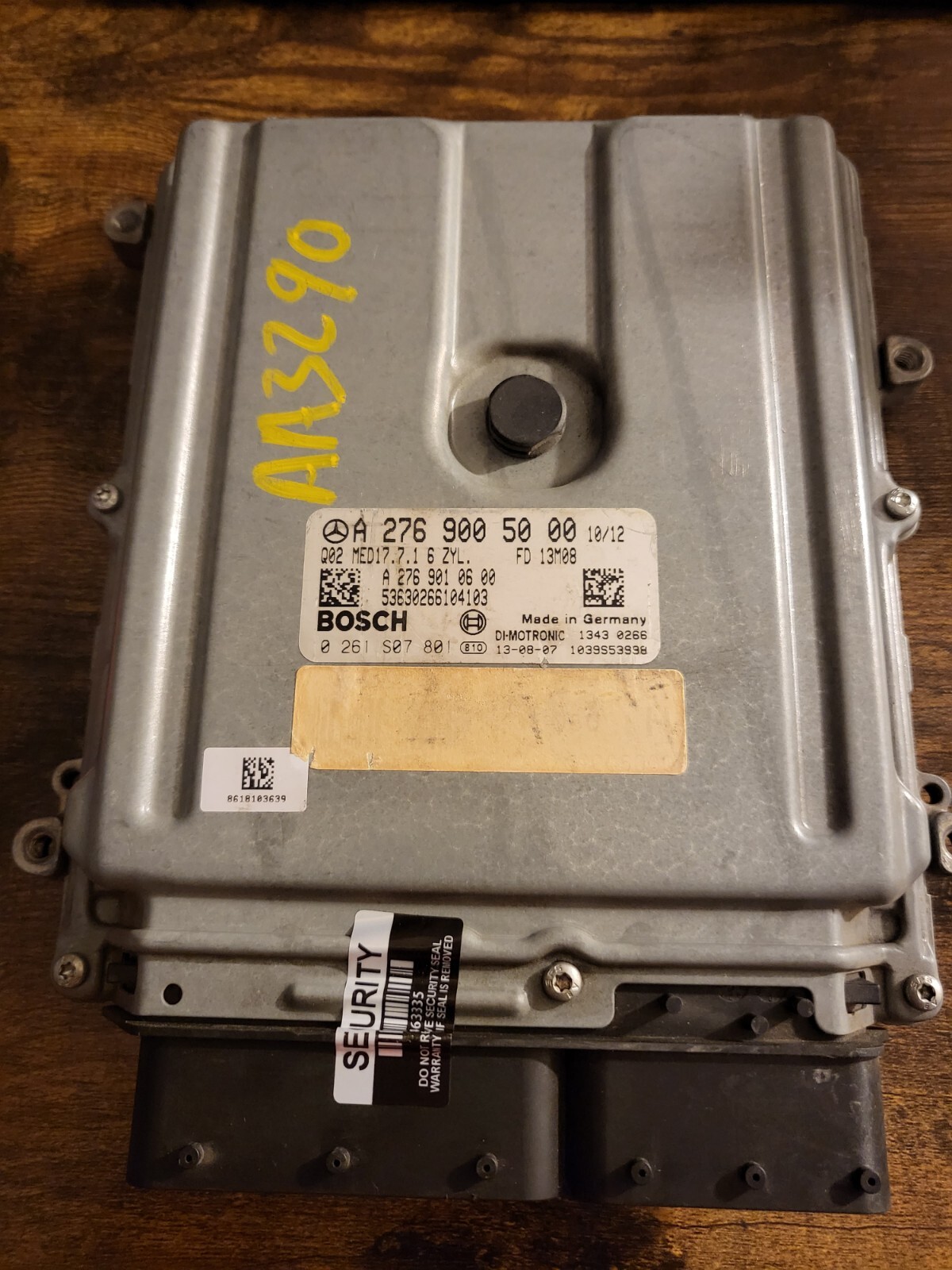 Mercedes Benz 17.7.3 Virgin ECU ECM Engine Computer A2769005000