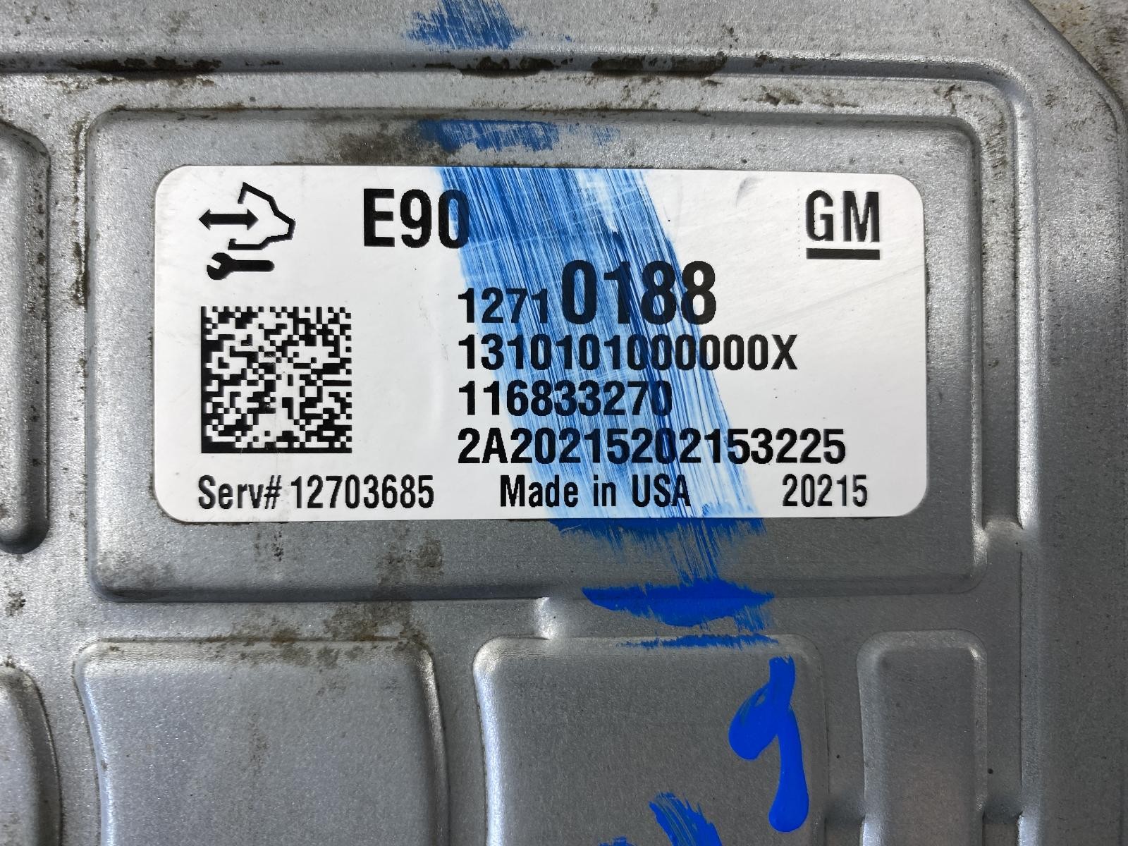 Used Engine Control Module (ECM) fits: 2020 Chevrolet Silverado 1500 pickup new