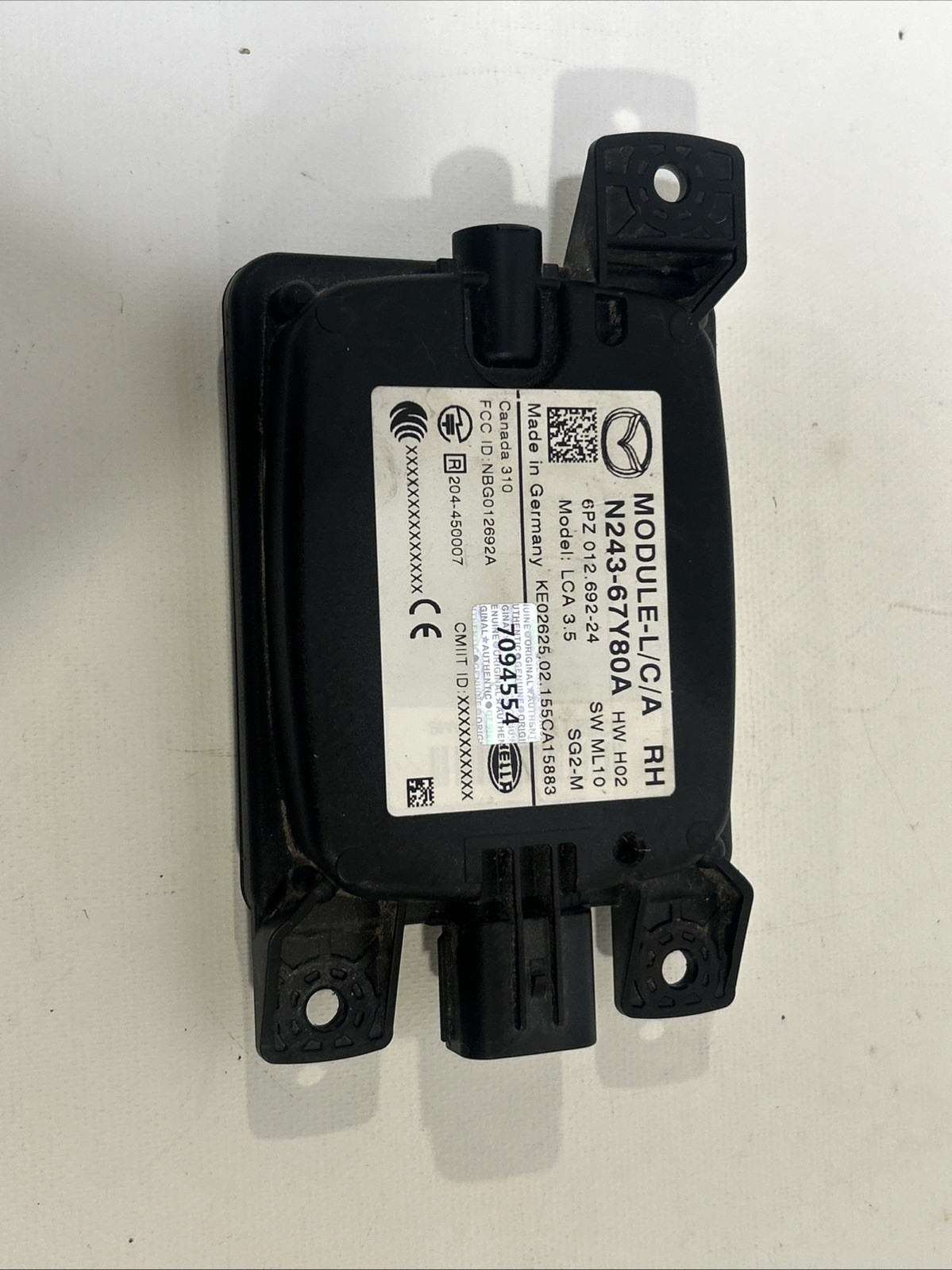 2016-2023 Mazda MX-5 Miata RIGHT REAR Blind Spot Sensor Radar Module OEM