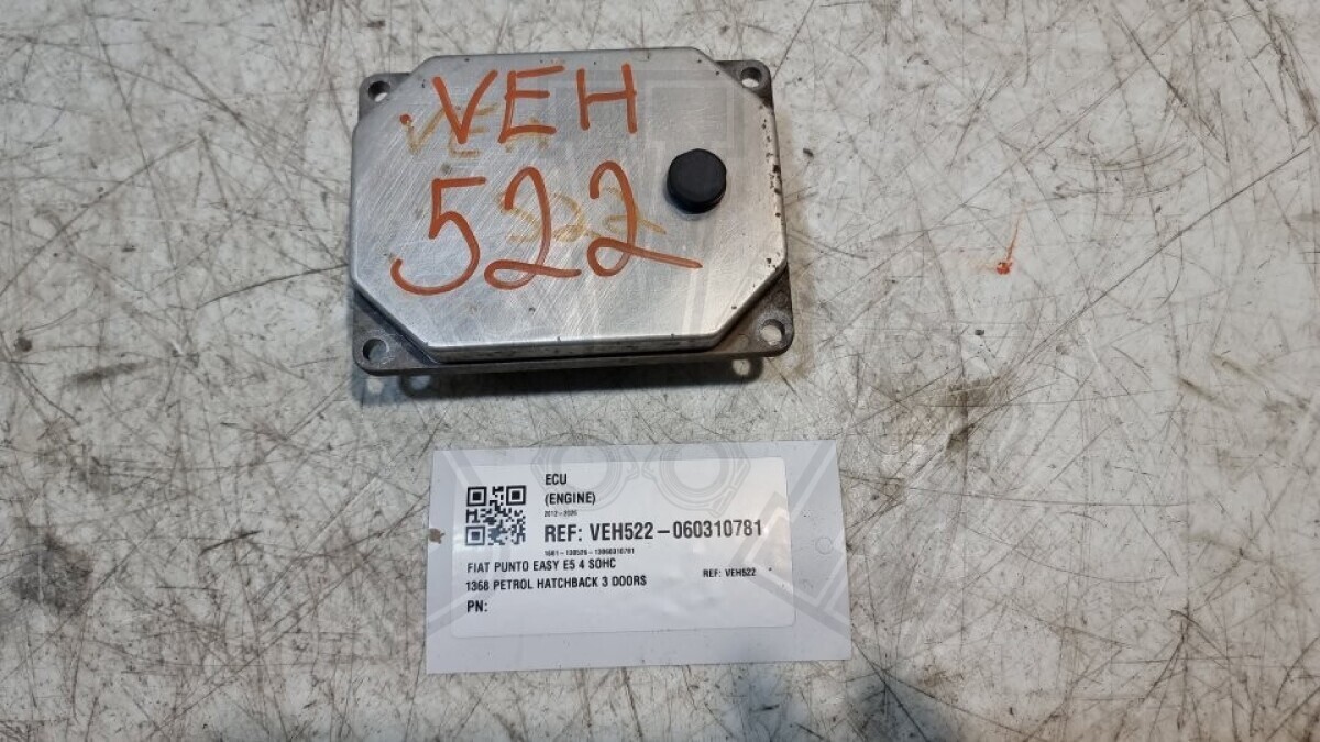 Fiat Punto Engine Control Unit ECU 1.4 Petrol 2012 MK3 Facelift 199 OEM 51891838