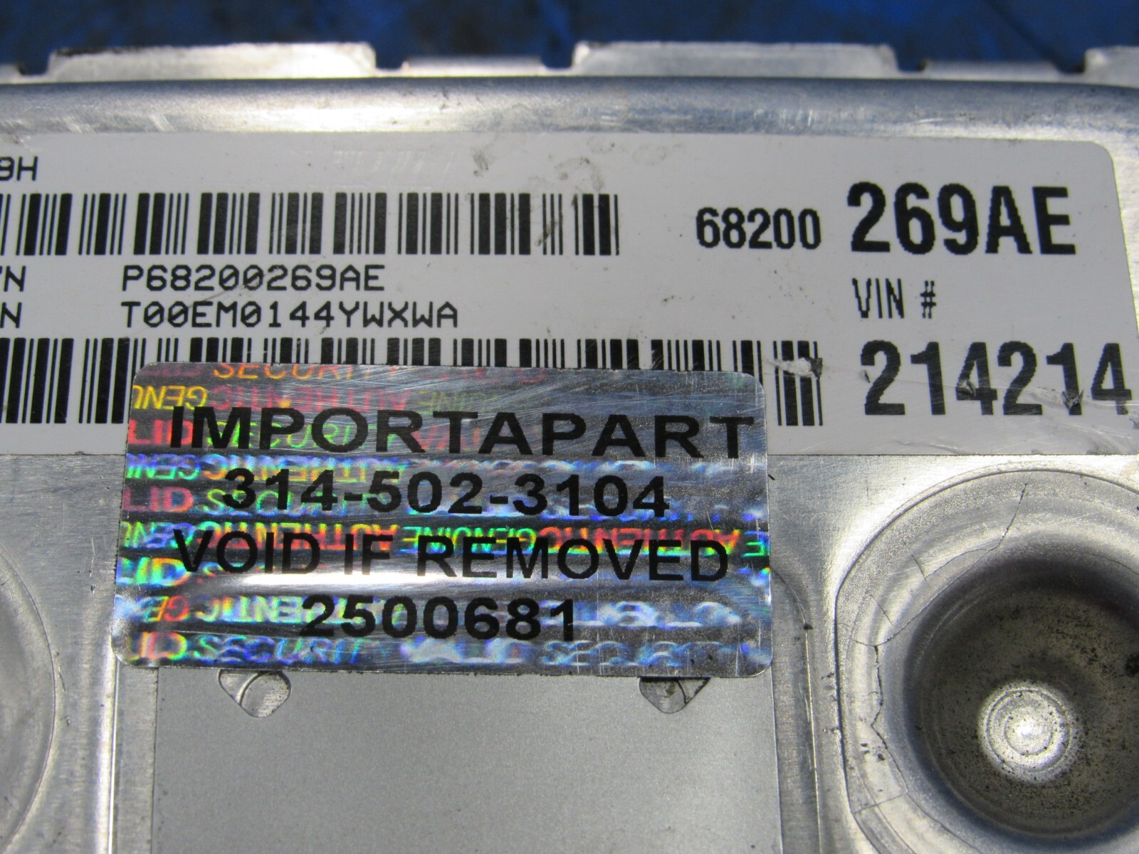 PROGRAMMED PLUG & PLAY 14 Dodge Journey 3.6L 4X2 AT ECM 68200269AE 269 PROG 0681