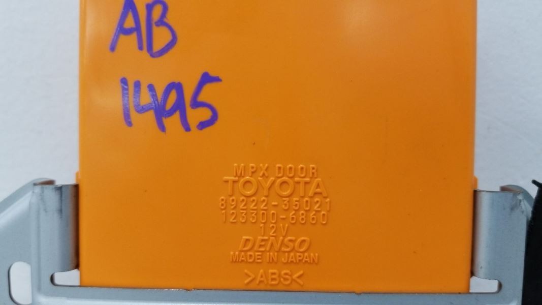 07 TOYOTA FJ CRUISER MULTIPLEX NETWORK CONTROL MODULE 8922235021