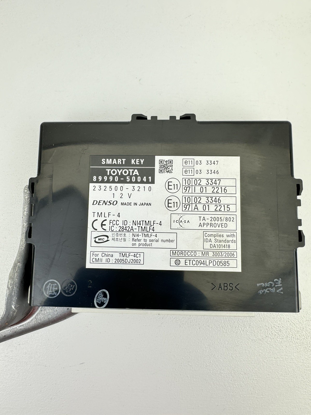 2007 2008 LEXUS LS460 LS600H Smart Key Theft Locking Control Module 89990-50041