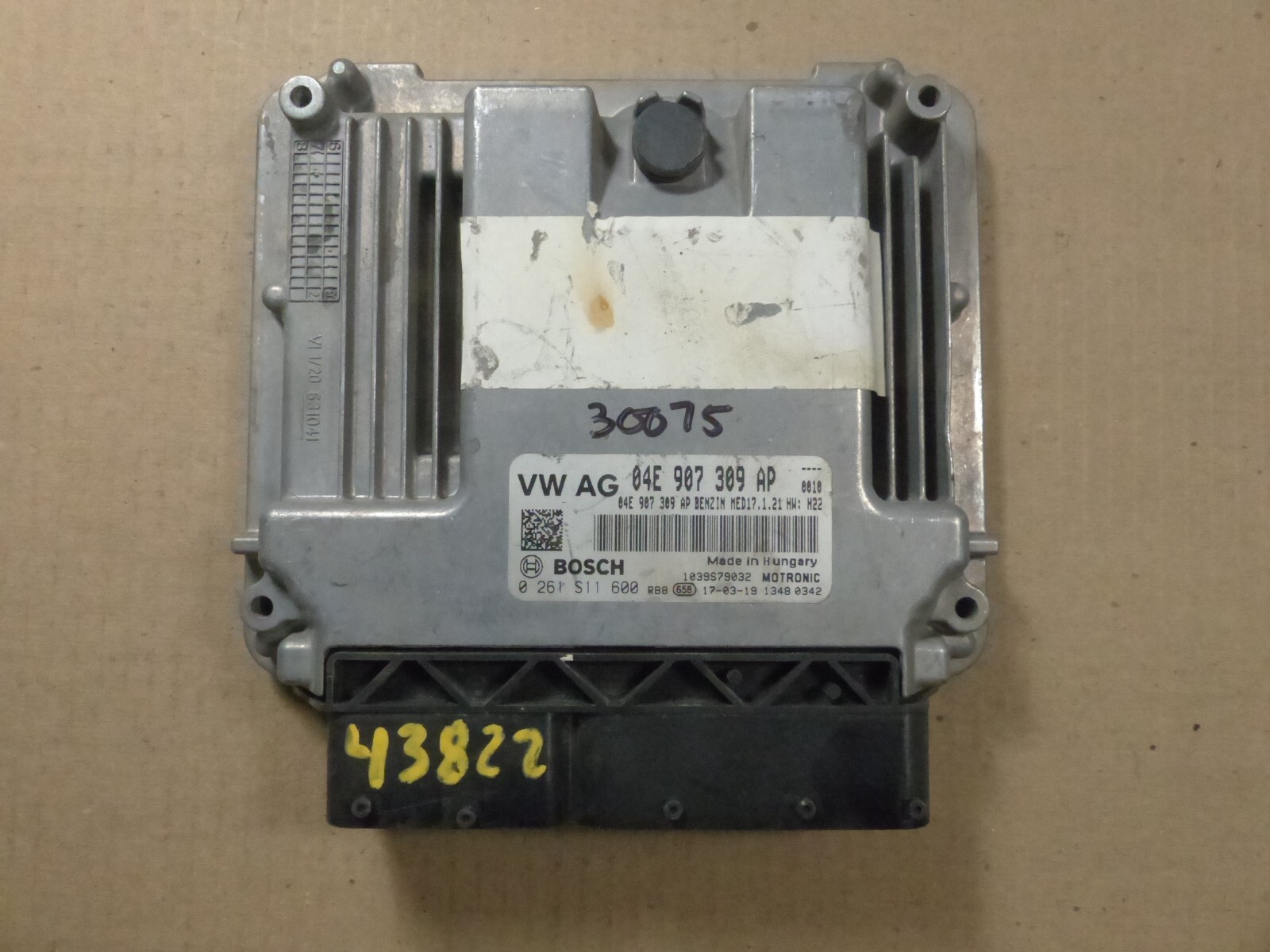 16-17 VOLKSWAGEN JETTA “83K MILES” ECU ECM COMPUTER 04E 907 309 AP