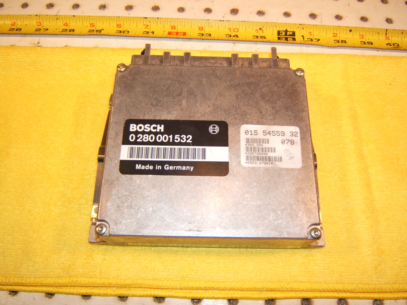 Mercedes R129 SL600 V12 BOSCH under hood LH ECU Genuine OE 1 Computer,0155455932