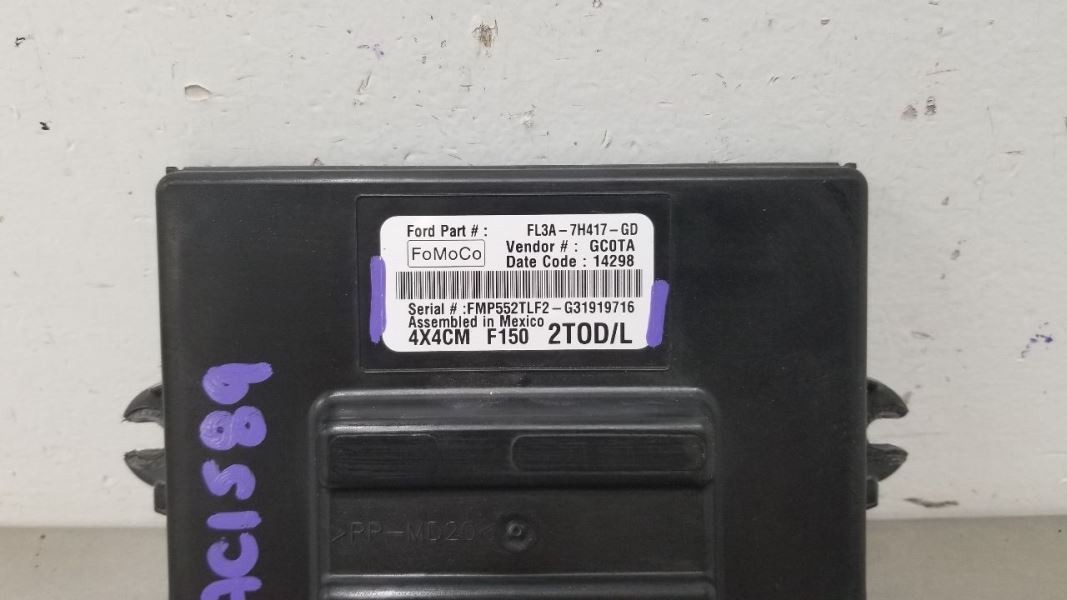 15 FORD F150 TRANSFER CASE CONTROL MODULE FL3A7H417GD